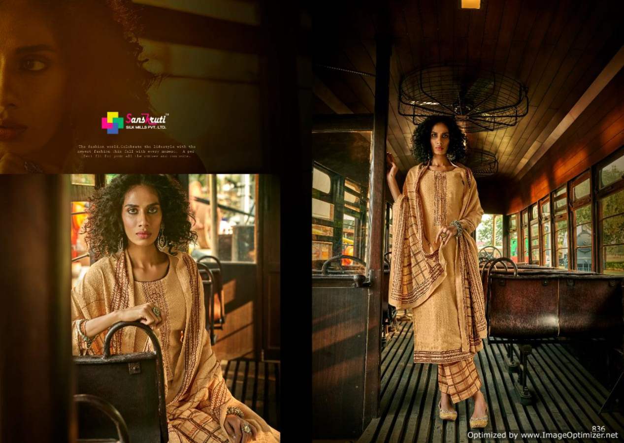 Sanskruti Alfaaz Pure Pashmina Digital Print Designer Dress Material Collection